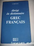 Abrégé du dictionnaire grec-français vignette