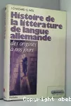 Histoire de la littérature de langue allemande des origines à nos jours vignette